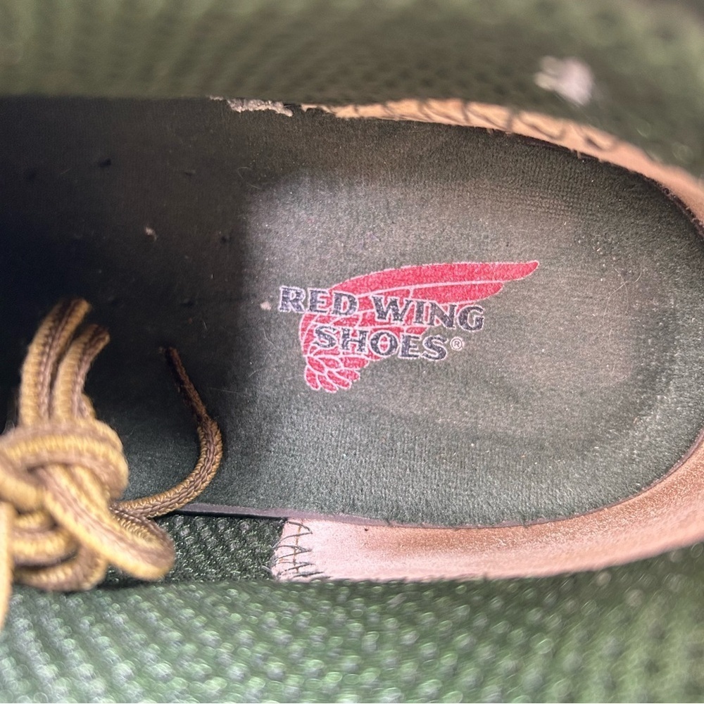 Red Wing King 2220 Toe 6 in EH Safety Toe Work Boot Brown Leather Mens Size 8.5 - Picture 10 of 12